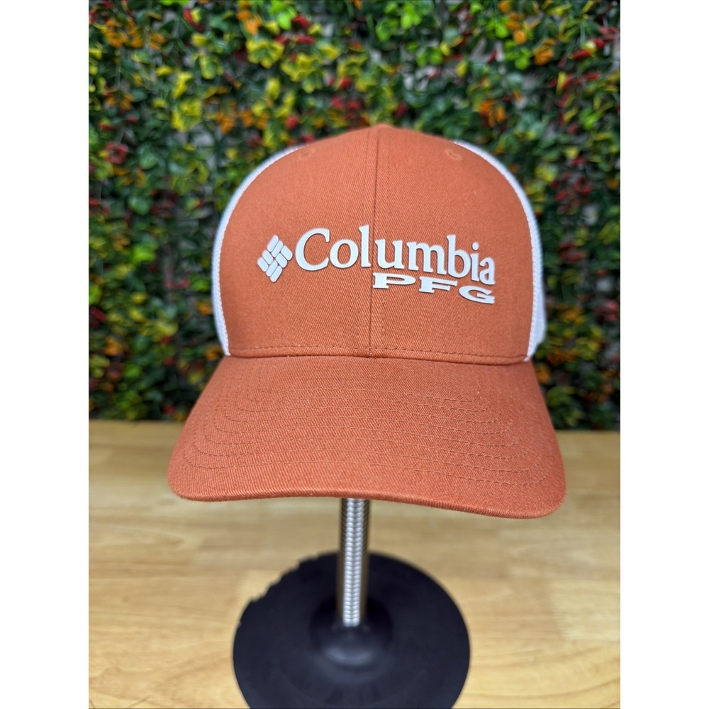 Texas Longhorns UT Columbia PFG Orange Fishing FlexFit 110 Hat Cap L/XL NCAA